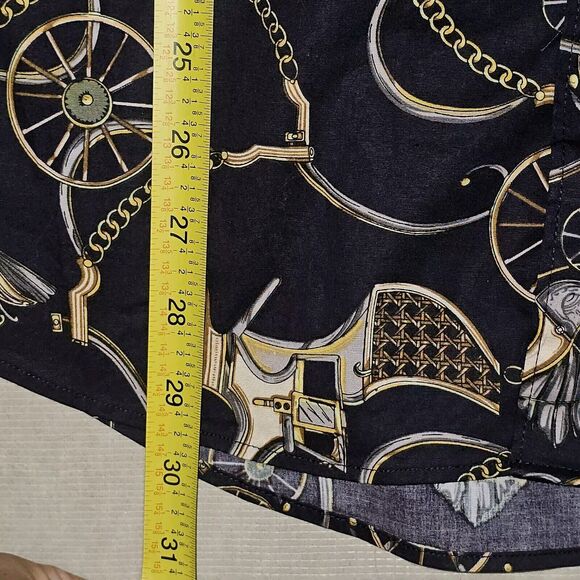 Paisley & Gray Big & Tall Mens Slim Fit Coach Print Button Down Long Sleeve XXL - Picture 8 of 12